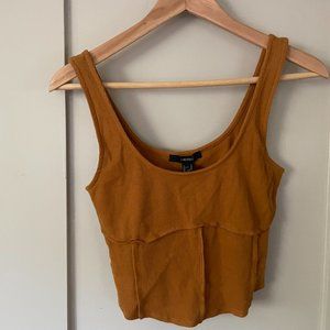 Forever 21 Crop top bralette in ochre | NWT women's medium